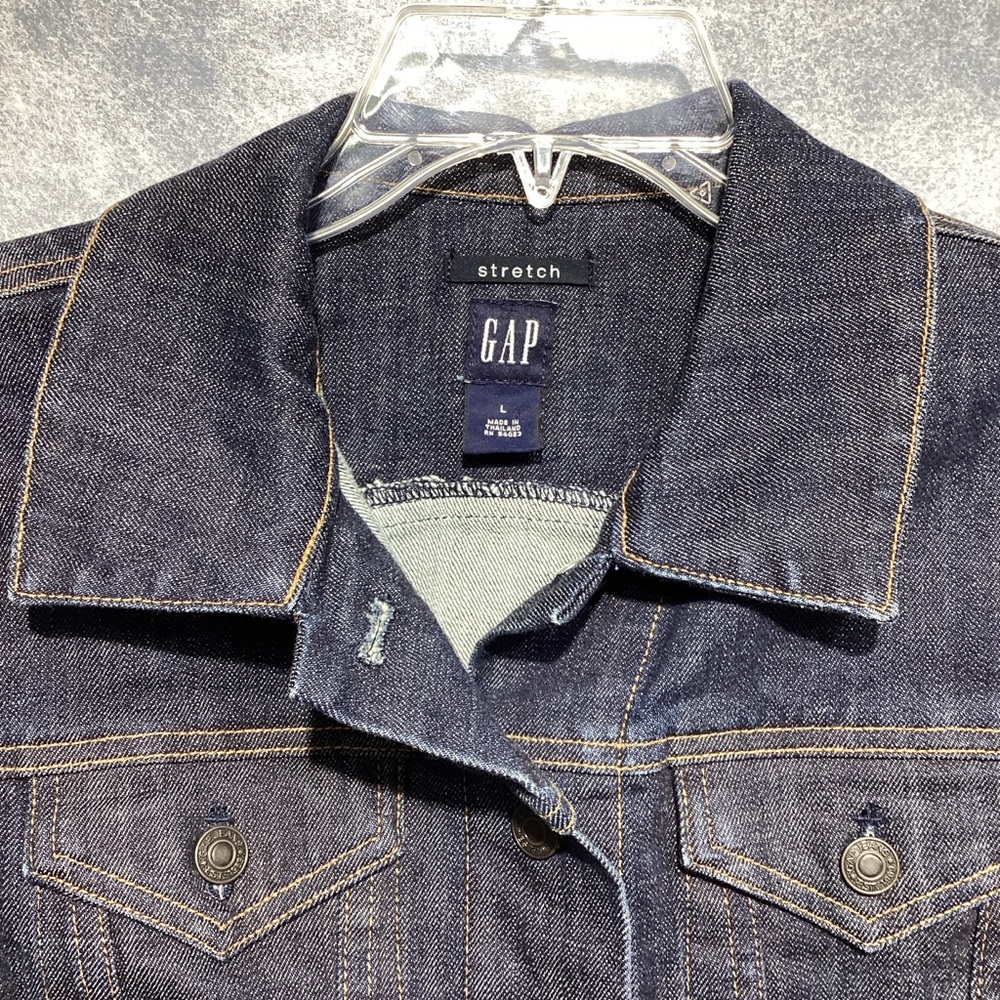 GAP Denim Trucker Jacket Women's Large NWOT Vintage - Picture 3 of 13